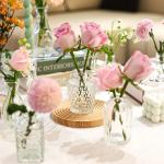 20 Mini Vintage Glass Bud Vases for Flowers