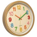 Foxtop Colorful Silent Kids Wall Clock 12 Inch