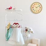Foxtop Colorful Silent Kids Wall Clock 12 Inch