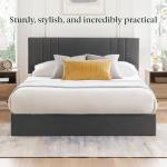 Full Upholstered Bed with Headboard and Drawers