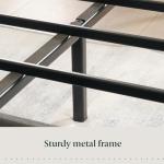 Full Upholstered Bed with Headboard and Drawers