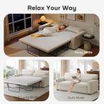 Marsail Full Size Pull-Out Sofa Bed with USB