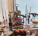 Farmhouse 3-Tier Metal Tray Stand for Decor