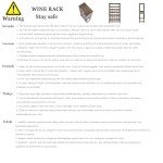 24-Bottle Freestanding Bamboo Wine Rack with Tabletop