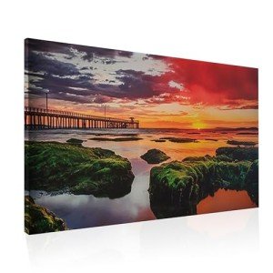 Ocean Sunrise Canvas Art for Living Room