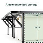 Zinus Foldable Heavy Duty Metal Bed Frame