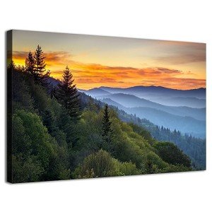 Great Smoky Mountains Canvas Wall Art – 12x16