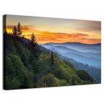 Great Smoky Mountains Canvas Wall Art – 12x16