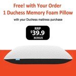 Duchess Gel Memory Foam Flippable Mattress with Pillow