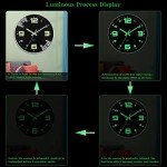 Cozyhome 12-Inch Silent Glow in The Dark Clock