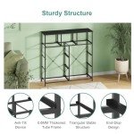 Tall 9-Drawer Fabric Storage Tower - Walnut