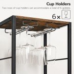 Freestanding 16-Bottle Wine Rack with Drawer