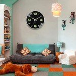 Cozyhome 12-Inch Silent Glow in The Dark Clock