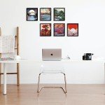 Japanese Landscape Wall Art Set of 6 Prints