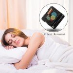 Modern Silent Wall Clock - 12 Inch Black Decor