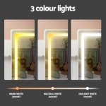 White LED Mirror Dressing Table and Stool Set