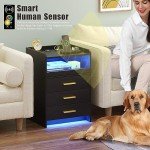 Dystler Wireless Charging Nightstand with RGB Light