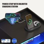 Dystler Wireless Charging Nightstand with RGB Light