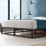 Zinus Joseph Queen Metal Bed Frame - Black