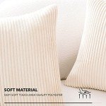 Striped Cushion Covers Set of 2, 45x45 CM