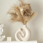 Modern Boho Ceramic Vase Set of 2