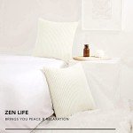 Striped Cushion Covers Set of 2, 45x45 CM