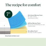 Zinus Flippable Gel Queen Memory Foam Mattress