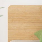 Arden Bamboo Double Bed Frame in Natural Wood