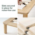 Arden Bamboo Double Bed Frame in Natural Wood