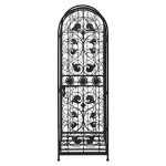 Stylish Metal Wine Rack - Holds 45 Bottles