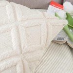 Beige Faux Fur Throw Pillow Covers - 18x18