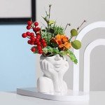 Modern Ceramic Face Vase for Home Decor