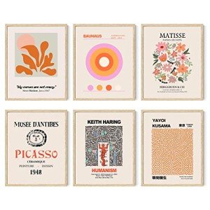 Set of 6 Matisse and Picasso Wall Art Prints
