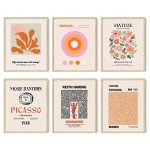 Set of 6 Matisse and Picasso Wall Art Prints