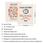 Set of 6 Matisse and Picasso Wall Art Prints