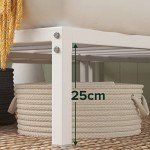 Zinus Figari Bamboo Metal Double Bed Frame