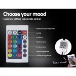 Artiss Queen Bed Frame with RGB LED Headboard