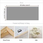 Blue Mountain Sky Canvas Wall Art - Framed Decor