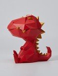 Dinosaur Candy Dish Sculpture - 7.5 Inch Red