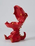 Dinosaur Candy Dish Sculpture - 7.5 Inch Red