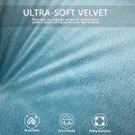 Soft Velvet Throw Pillow Covers - Set of 4