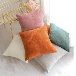 Set of 2 Cranberry Red Corduroy Pillow Covers