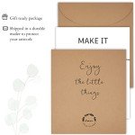 Motivational Black and White Wall Art Set of 4