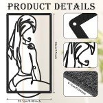 3-Piece Abstract Line Art Wall Decor Set