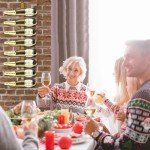 Wall-Mounted Metal Wine Rack for 8 Bottles