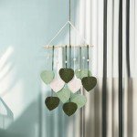 Boho Leaf Woven Tapestry Wall Hanging Art