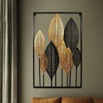 Leaf Tree of Life Metal Wall Art Decor