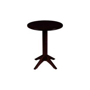 Dark Brown Bistro Round Table, 60 cm