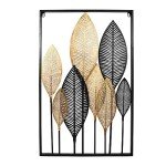 Leaf Tree of Life Metal Wall Art Decor