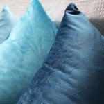 Soft Velvet Throw Pillow Covers - Set of 4